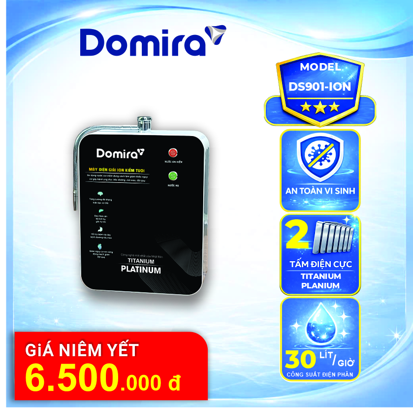 MÁY ION KIỀM DS901 ION ( 5 TÂM CỰC )