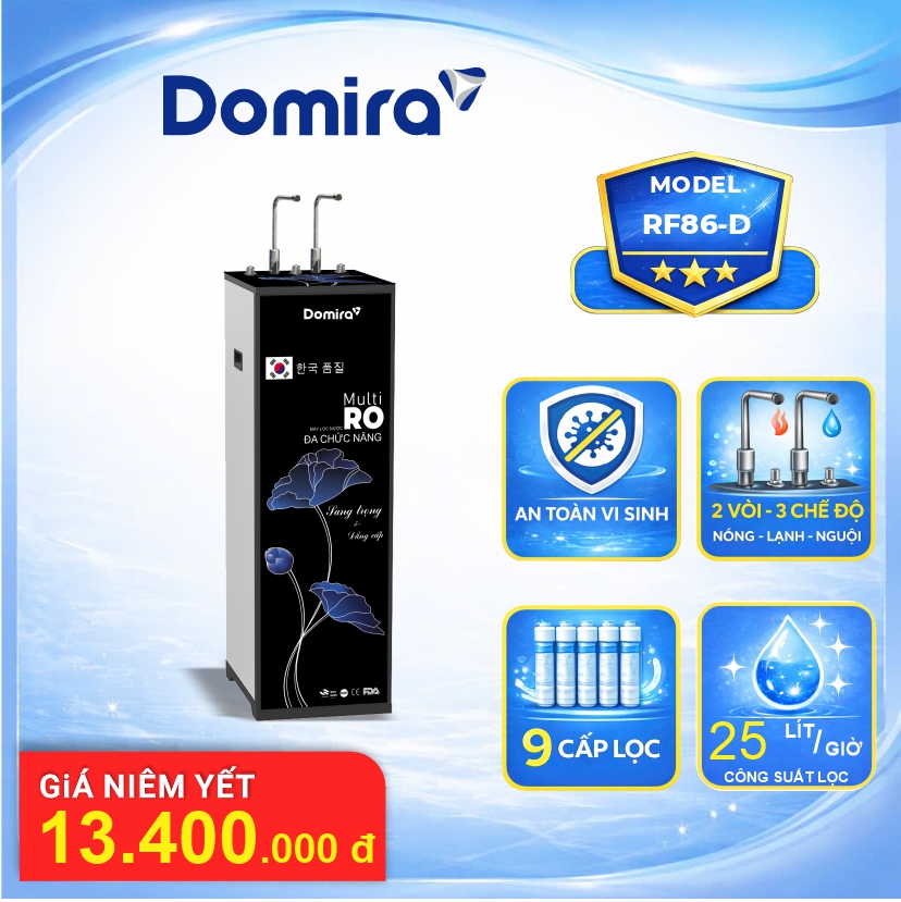 MÁY LỌC NƯỚC NÓNG - LẠNH - NGUỘI ( RF86 D )