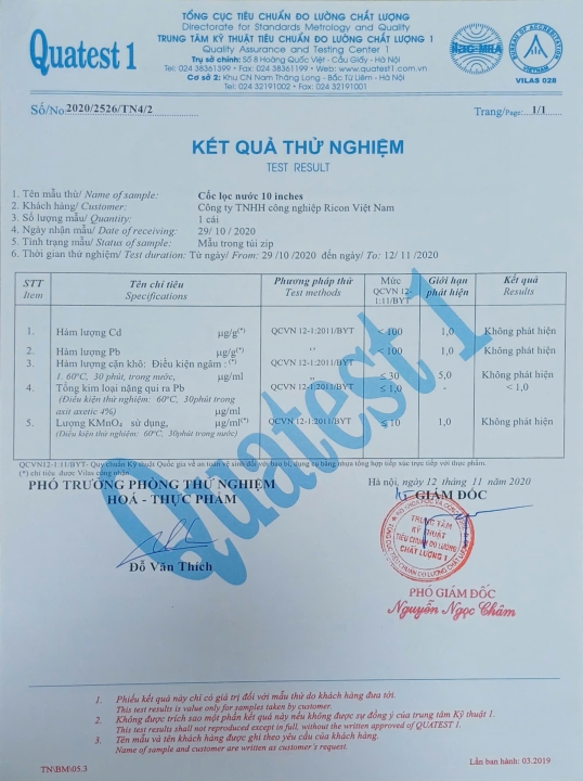 GIẤY CHỨNG NHẬN 2