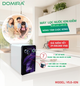 MÁY LỌC NƯỚC ION KIỀM V5